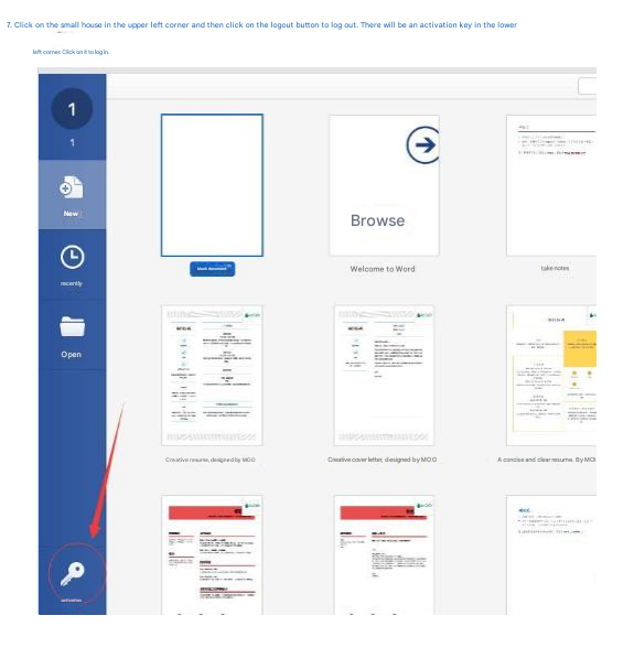Reactivation screen